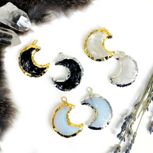 Load image into Gallery viewer, Gem-Moon Pendant