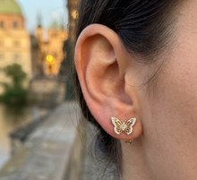 Load image into Gallery viewer, Monarch Butterfly Earrings