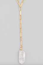 Load image into Gallery viewer, Clear Stone Necklace

