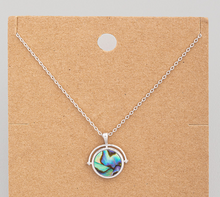 Load image into Gallery viewer, Abalone Disc Necklace
