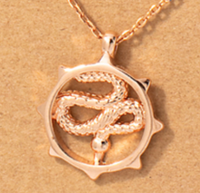 Load image into Gallery viewer, Snake Coin Necklace
