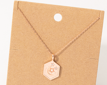 Load image into Gallery viewer, Hexa-Moon Necklace
