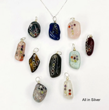 Load image into Gallery viewer, Stoney Chakra Pendant
