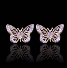 Load image into Gallery viewer, Monarch Butterfly Earrings
