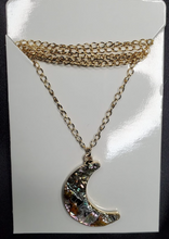 Load image into Gallery viewer, Abalone Crescent Necklace
