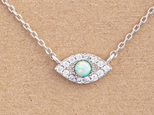 Load image into Gallery viewer, Opal-Eyed Necklace
