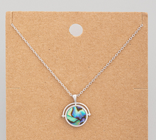 Load image into Gallery viewer, Abalone Disc Necklace
