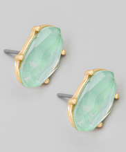Load image into Gallery viewer, Oval Stud Earrings
