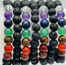 Load image into Gallery viewer, Chakra-Lava Bracelet
